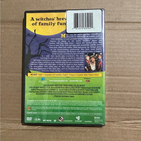Mary-Kate and Ashley Olsen DVD Halloween DOUBLE, DOUBLE TOIL AND TROUBLE - Picture 3 of 3